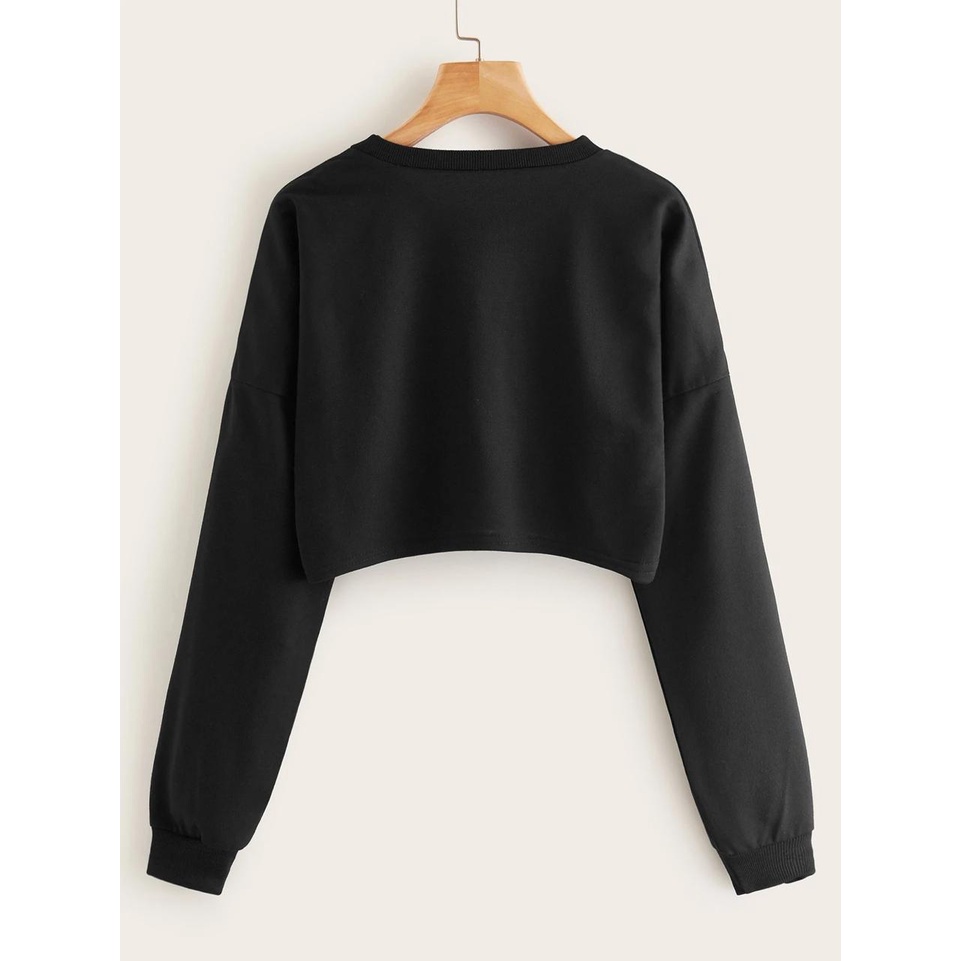 Sweater Wanita Honey Crop - Pakaian Wanita