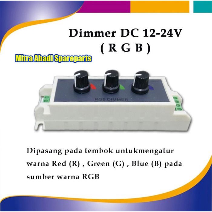 LED Strip RGB SMD 3528/5050 Dimmer DC 12V-24V/12-24 Volt