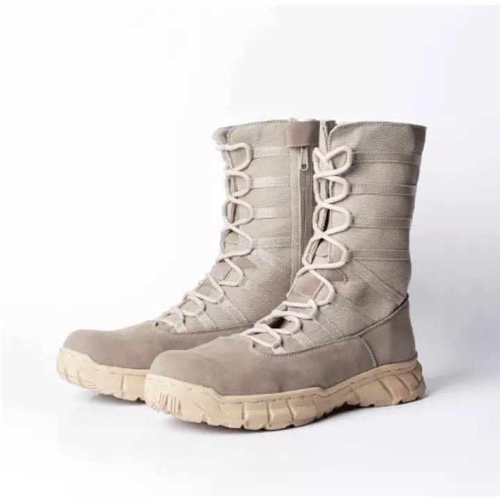 promo sepatu zimzam pdl ninja webing cream TNI POLRI  militeri terlaris