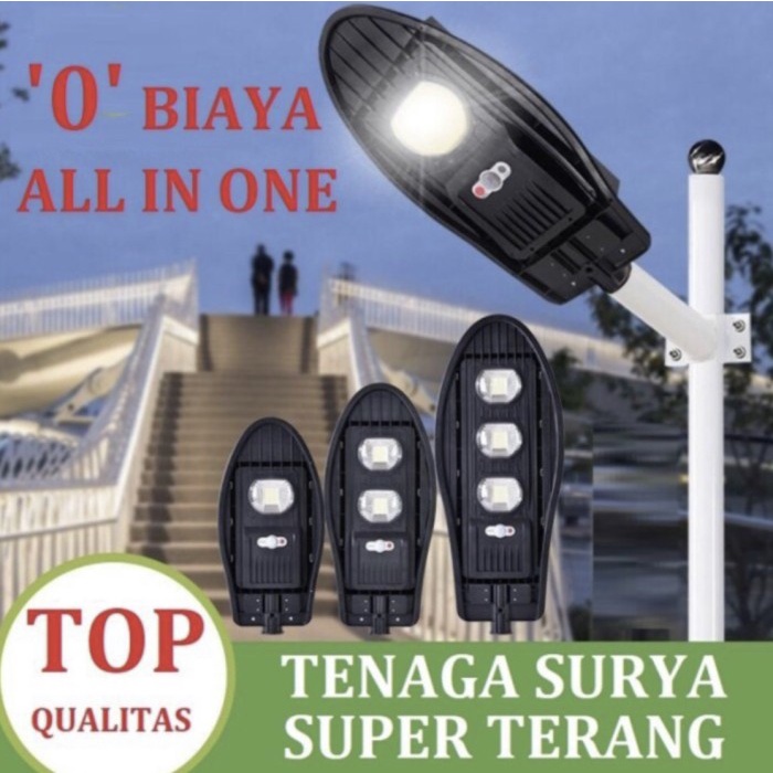 Lampu Jalan Cobra 50 Watt Pju Solar Cell 50W With Remote