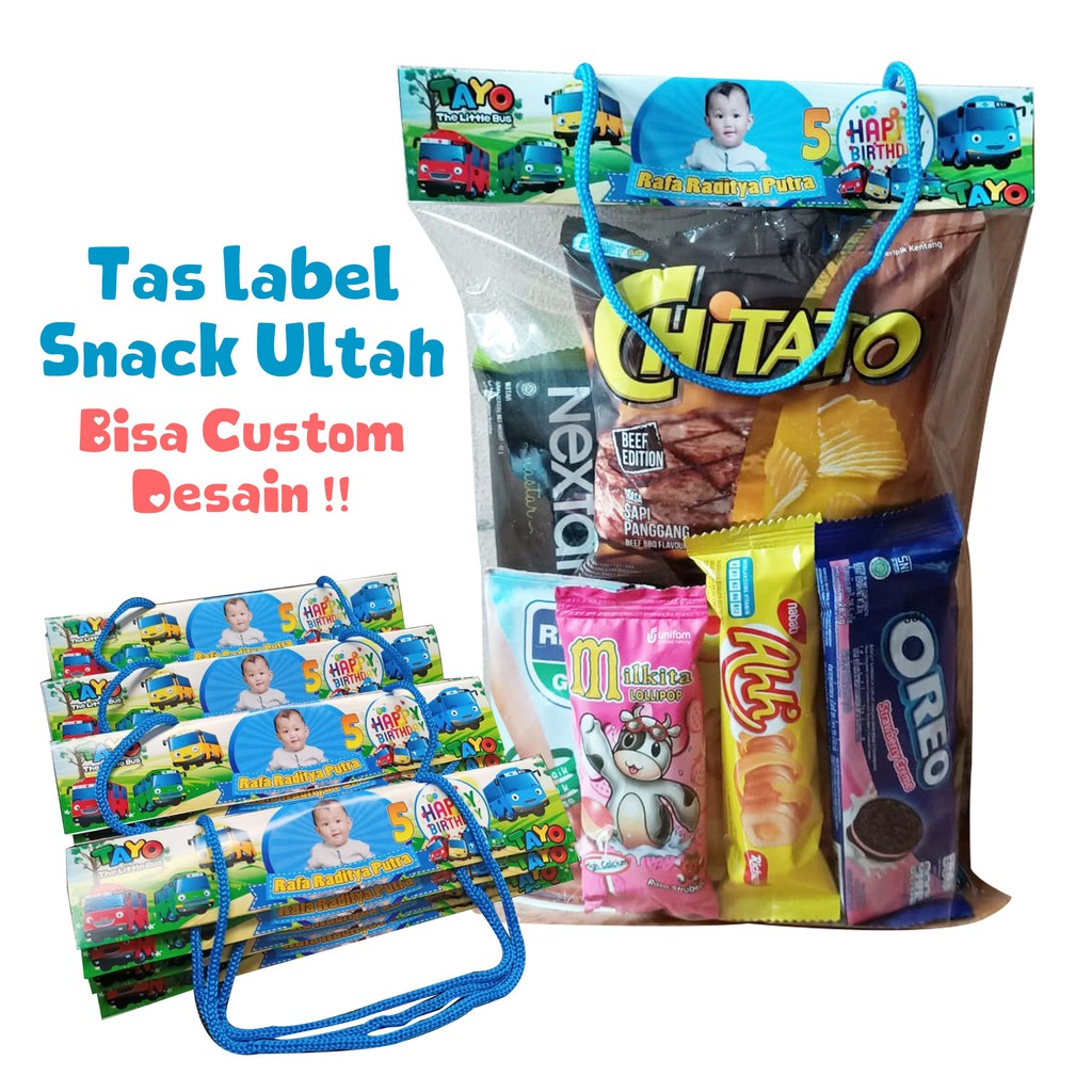 

Tas Label Ultah Jajan Snack Plastik Ulang Tahun