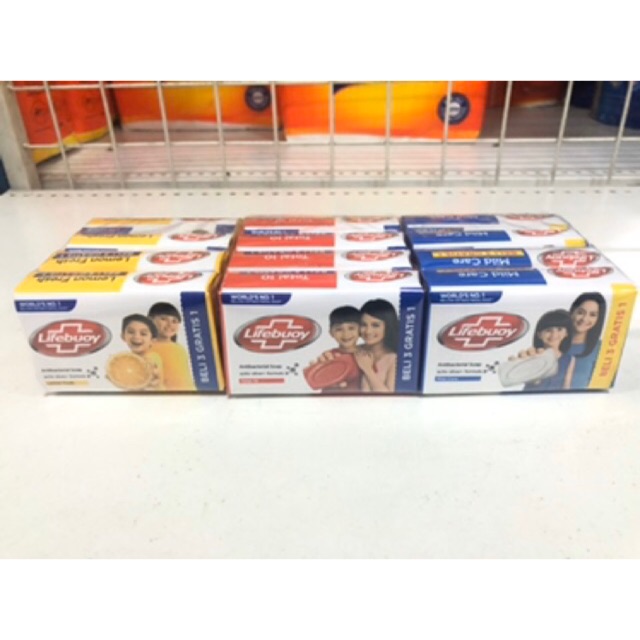 LIFEBUOY SOAP EXTRA HEMAT ISI 4 X 60GR/centraltrenggalek