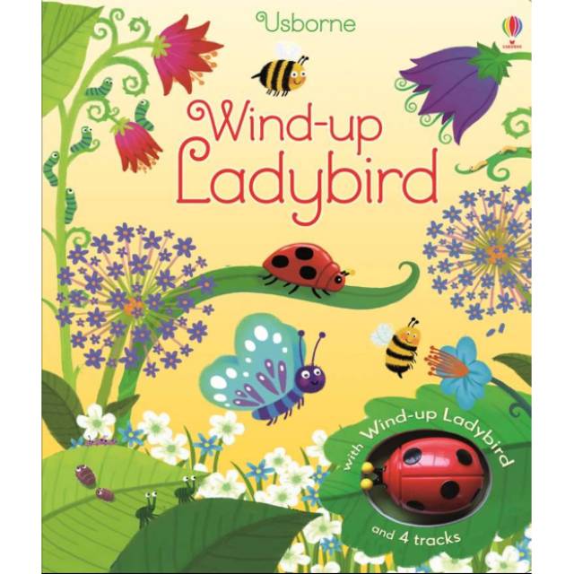 Usborne wind up lady bird. Buku usborne