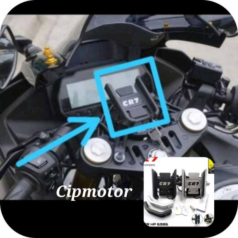 Jual Must Have! Holder HP R15 V3 Holder Charger R15 V3 Bahan Alumunium