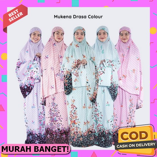 Mukena Zaina Jumbo Ori By Fadira Collection | Bahan Rayon Bordir Premium Renda Bordir Warna Putih Mu