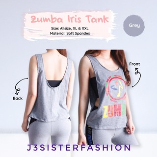  BAJU  ATASAN SENAM  ZUMBA  IRIS tanktop senam  zumb aerobik  