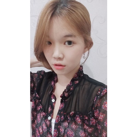 Anting Klip Tusuk Liontin Bola Berlian Disco Korean Earrings Disko Ball Gaya Korea