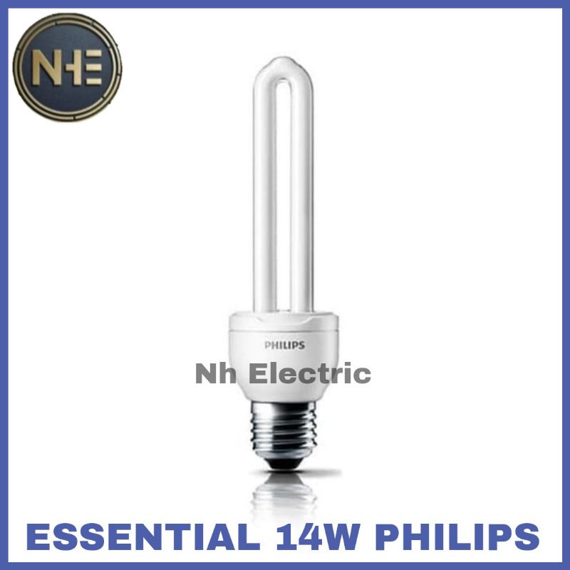 Lampu Philips Essential 14W Watt Putih CDL E27 - Esst 14 Watt Philips White 220V SNI