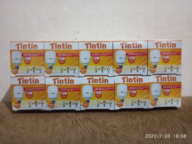 Lampu Bohlam Led Capsule TINTIN 10W PAKET 10PCS