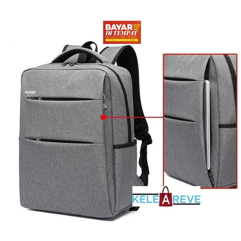 KELEAREVE Tas Sekolah Ransel Backpack Anak Cowok Cewek Pria Wanita SMP SMA SMK Murah Kasual Codora Bandung-3