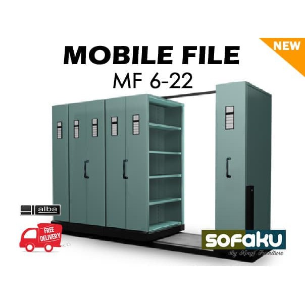

ALBA Mobile File Manual MF-6-22 Kabinet File Sliding Jalan