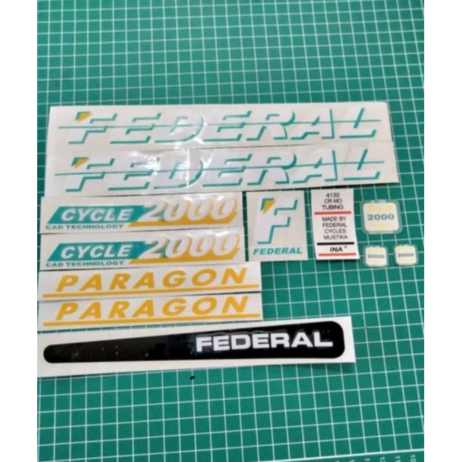 stiker sepeda federal Paragon