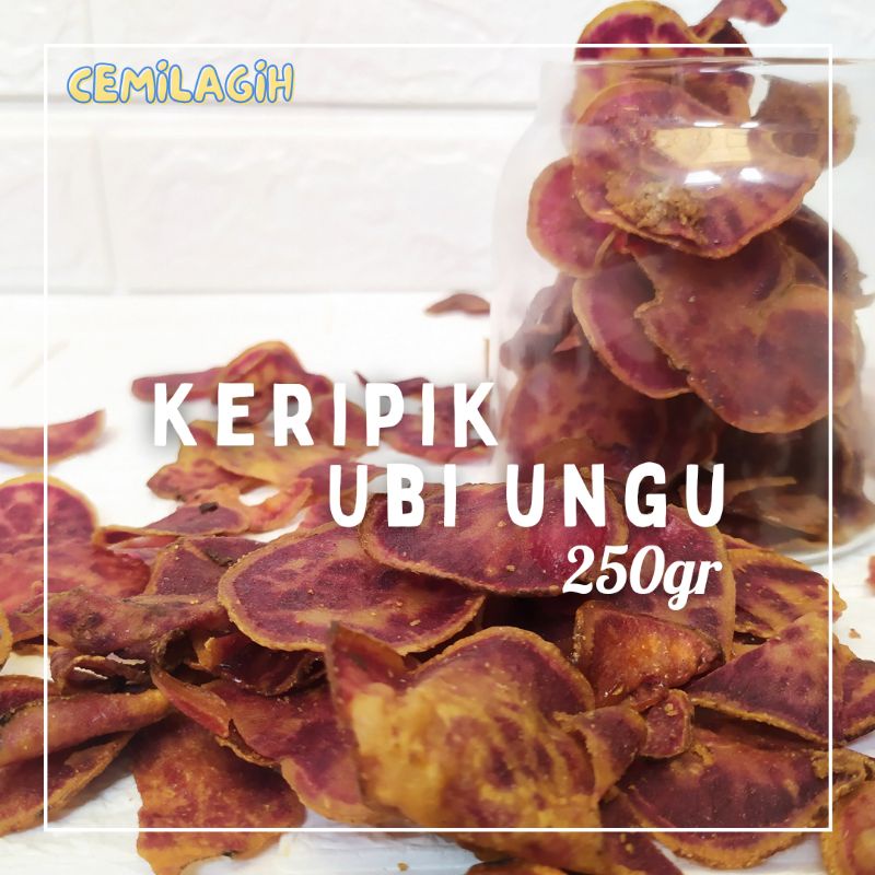 KERIPIK UBI UNGU KILOAN 250gram