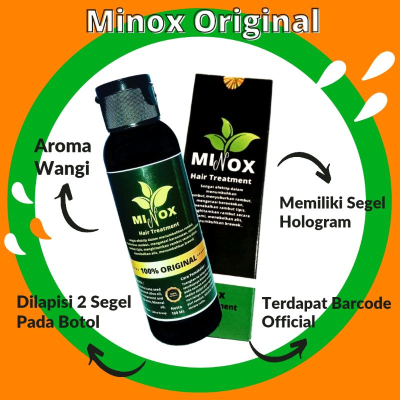 Paket 5 Pcs Minox Hair Treatments Penumbuh Rambut Botak dan Rontok untuk Pria dan Wanita isi 100 ML/btl