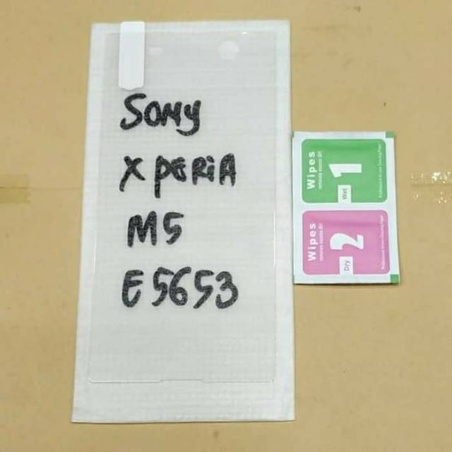 Tempered gorila glass kaca sony xperia M5 E5653 Mantul murah