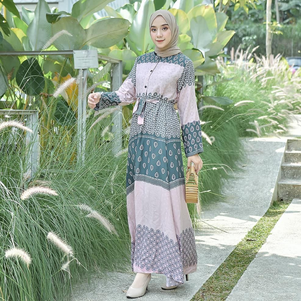 WILONA DRESS MOTIF PUSATGROSIR_SOLO/ GAMIS MOTIF