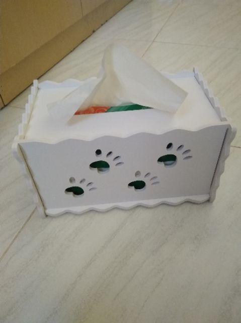 Kotak Tissue Box Bahan Kayu