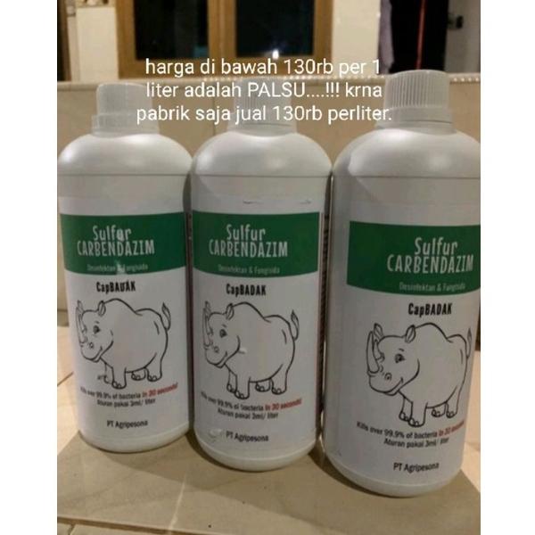 [KODE D7SRU] Cap badak desinfektan 1liter #ORIGINAL HRG PABRIK 130RB