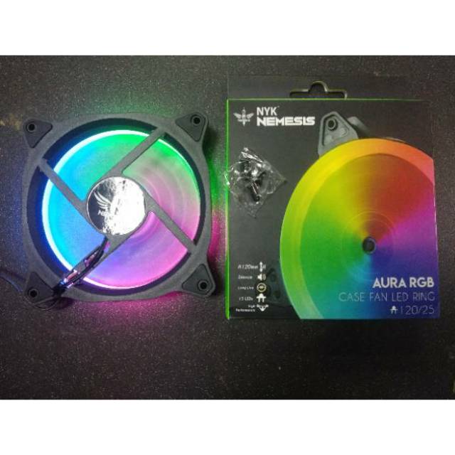 Nyk Aura RGB Fan Casing 12Cm Silent / CPU Cooler RGB