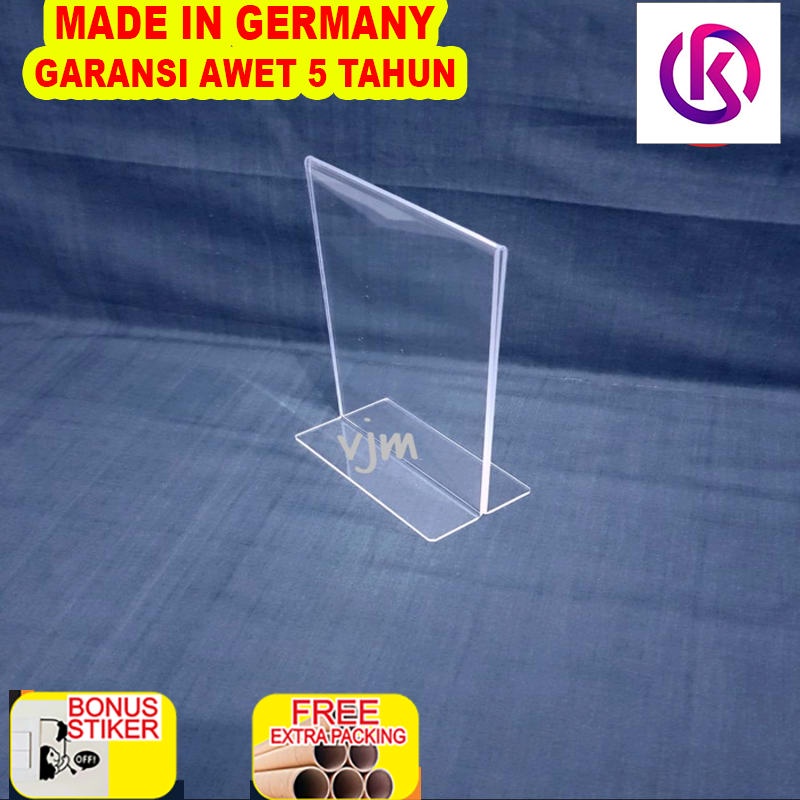 

Murah Acrylic Stand POP 2mm (11cm x 17cm)