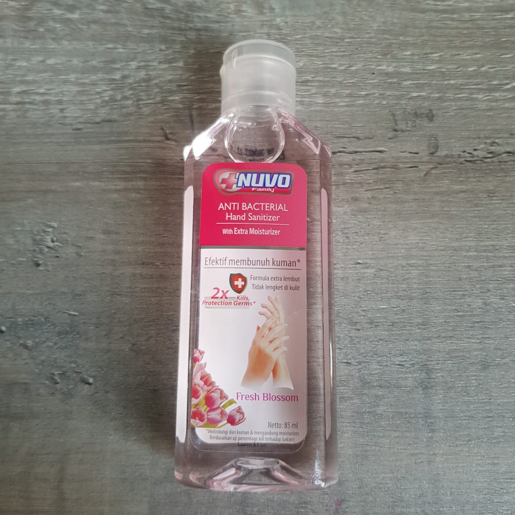 nuvo family gel hand sanitizer 50 ml / 85 ml /250 ml