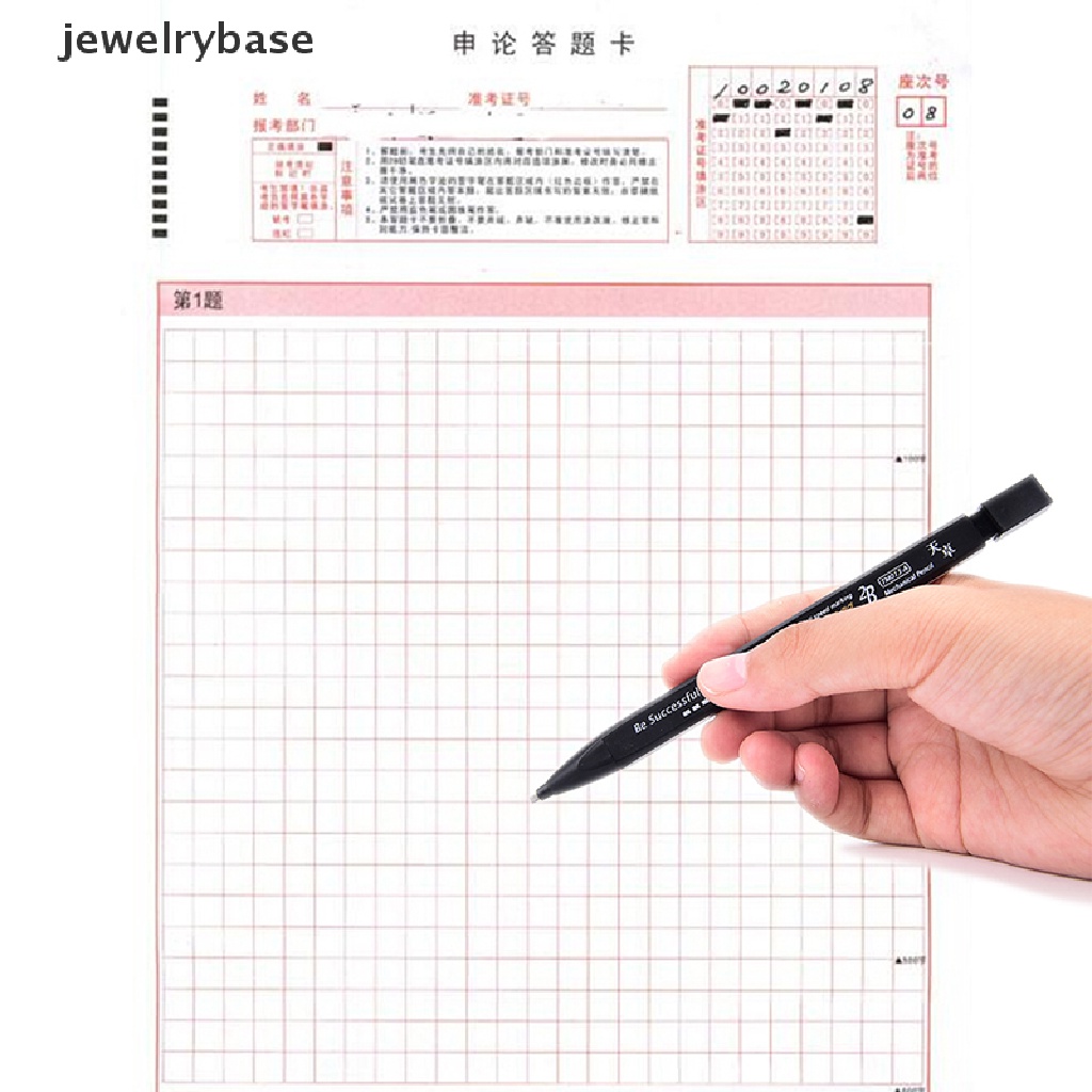 (jewelrybase) Pensil Mekanik 2B Dengan Isi Ulang Untuk Ujian