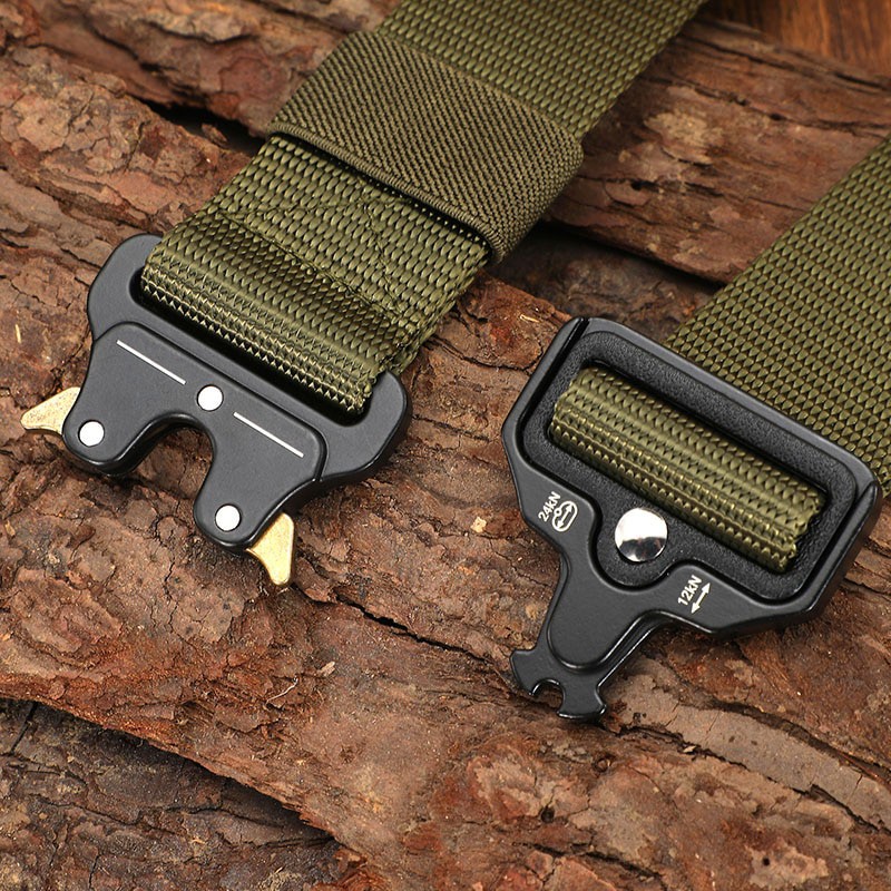 Ikat Pinggang | Sabuk Tactical Military Men Belt Bahan Canvas Panjang 125cm