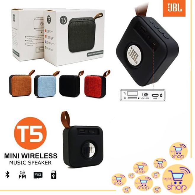 ❊ [] SPEAKER BLUETOOTH WIRELESS T5 / SPEAKER T5 SUPER BASS / SPEAKER BLUETOOTH MINI T5 ➥