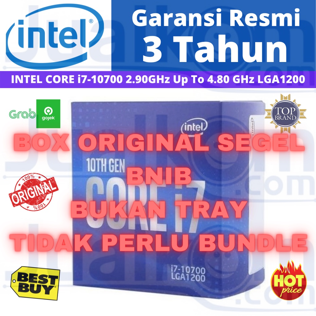 Processor Intel Core i7 10700 - LGA 1200 Box