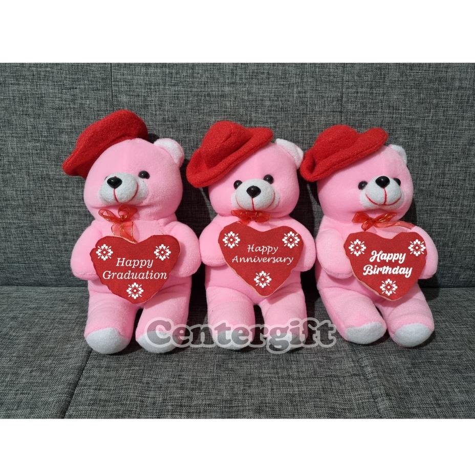 Boneka Custom Teddy Bear Wisuda Kado Ultah Unik