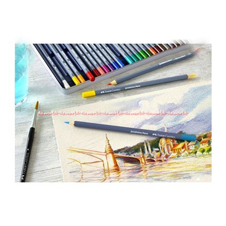 Faber Castell 12 Goldfaber Pencils Pensil Warna Peralatan Menggambar