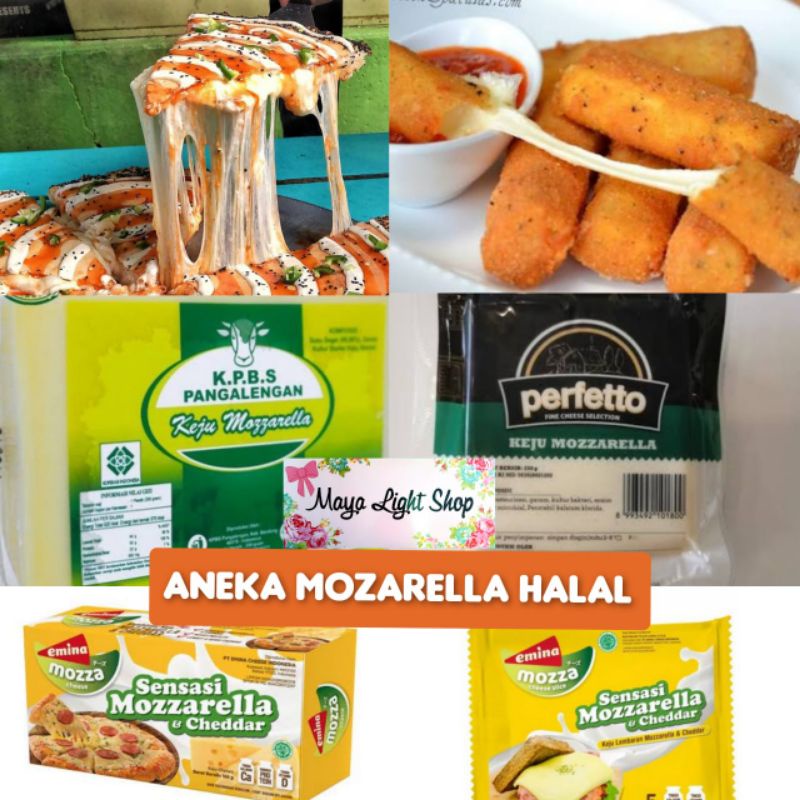 

keju Mozarella halal perfetto kpbs emina melted cheese keju leleh pizza murah bpom murah