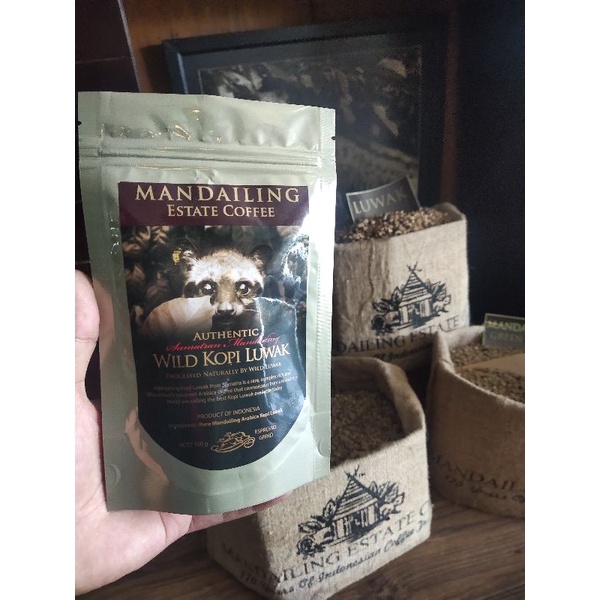 

WILD KOPI LUWAK PURE 100GR AUTHENTIC SUMATRAN MANDAILING