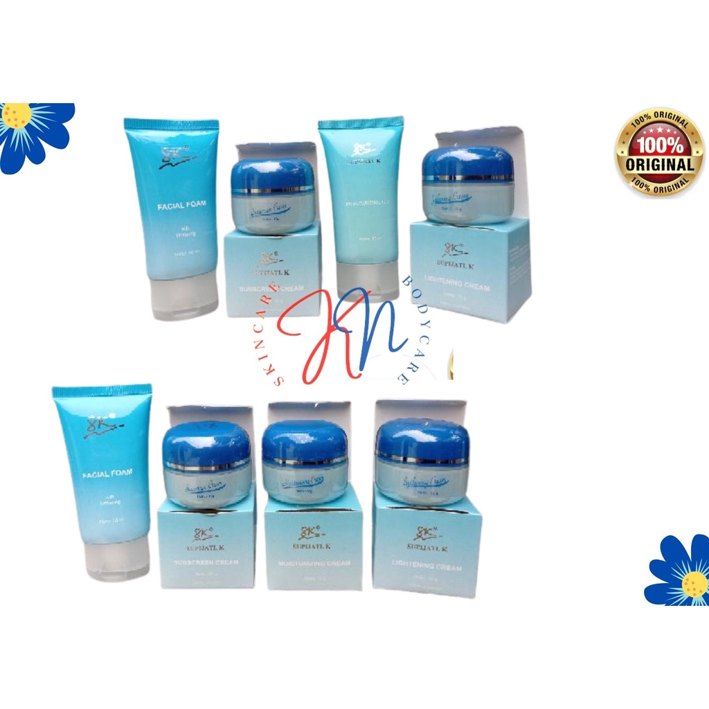 Supijati Paket Skincare Wajah Glowing Facial Foam Sunscreen Moisturizing Lightening Flek Hitam