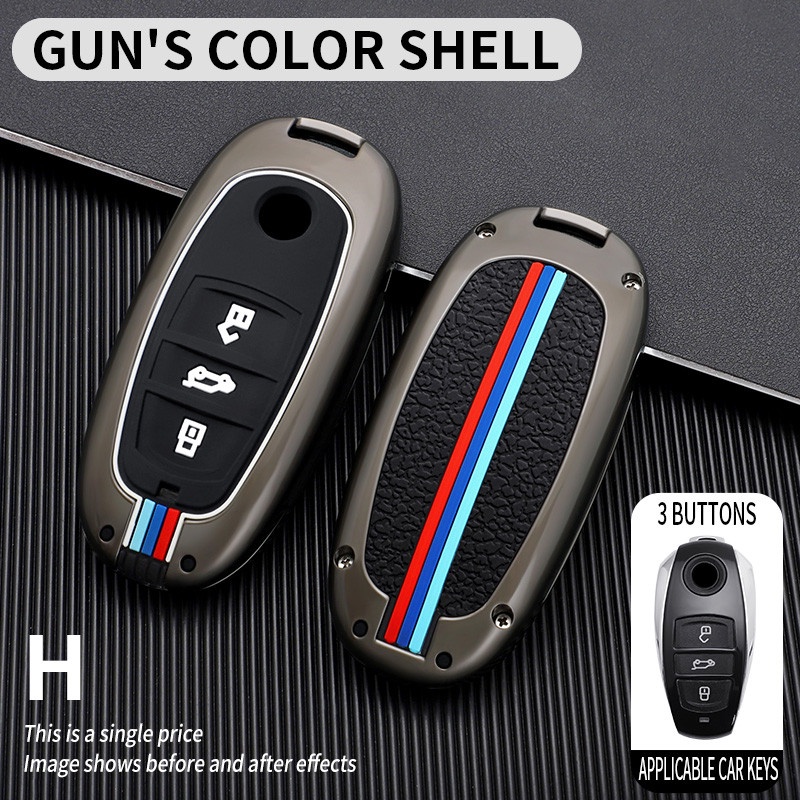 Case Kunci Mobil 3 Tombol Untuk Vw Touareg L2032 Keyless Entry