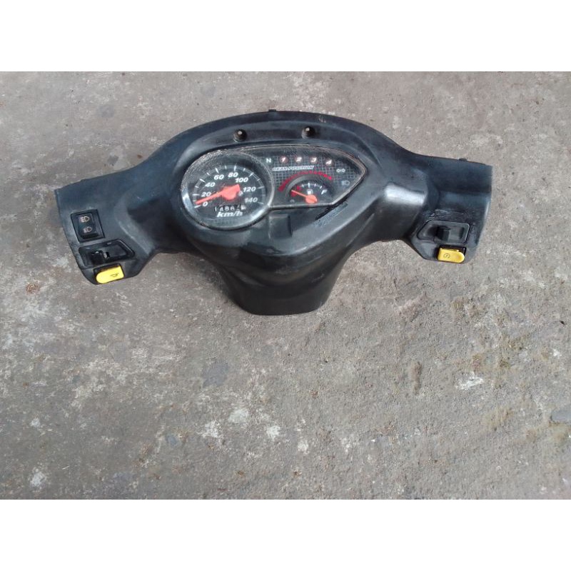 cover batok totok depan bagian belakang set speedometer odometer kilometer suzuki smash new 110 smas