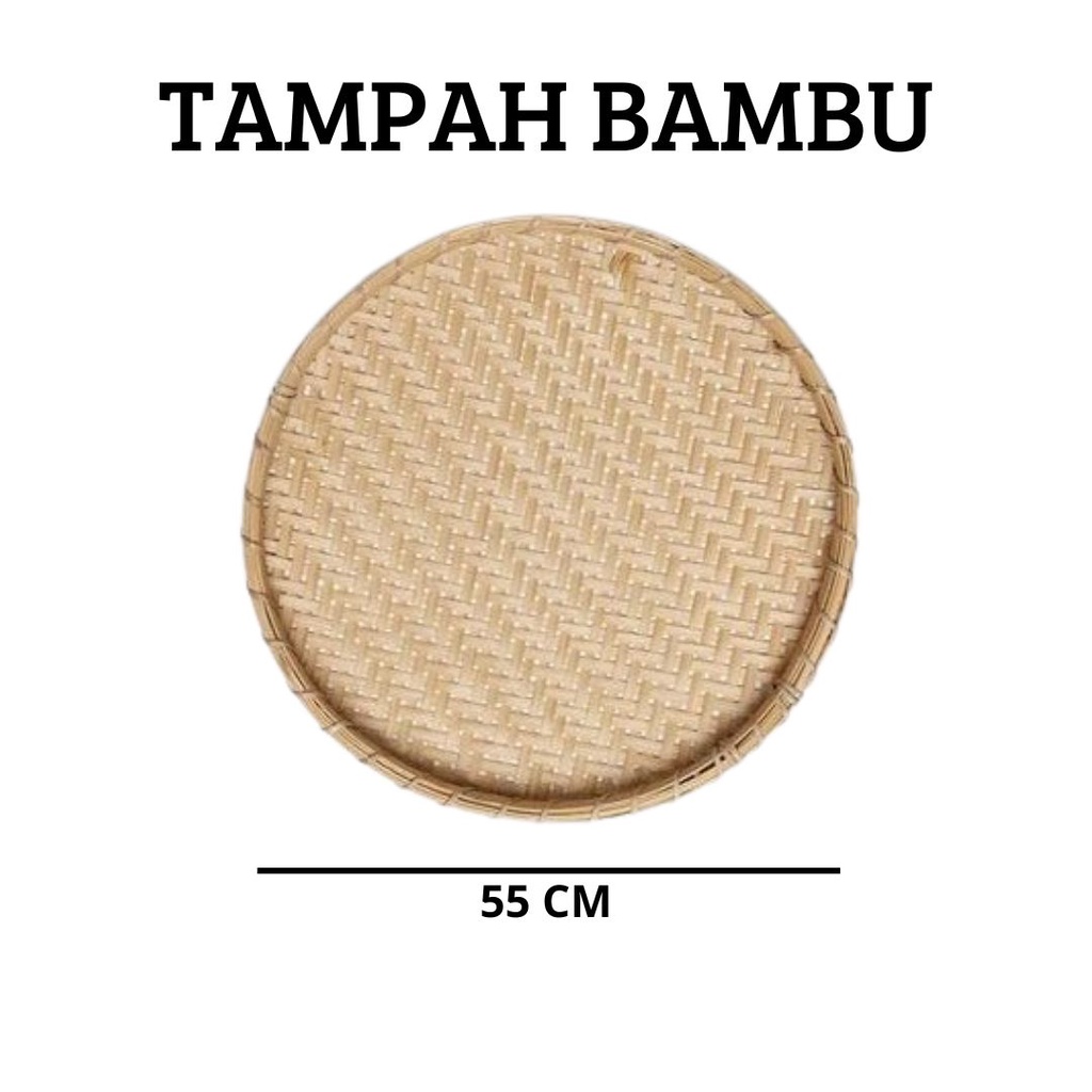 Tampah Bambu Nasi Tumpeng - Nampan Bambu - Tampah Beras