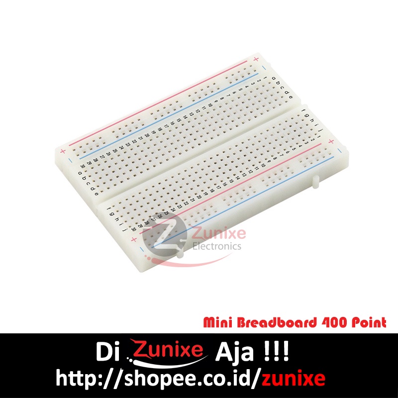 Mini breadboard project board 400 Tie 85X55mm