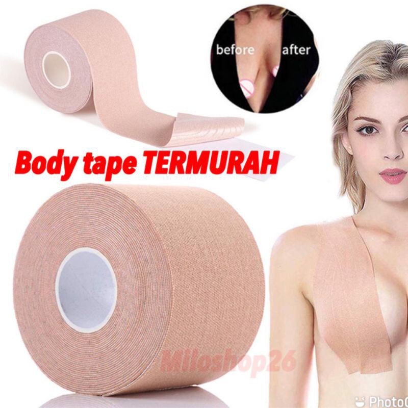 body tape 5meter isolasi bra selotip bra tape boop tape selotip bra tape