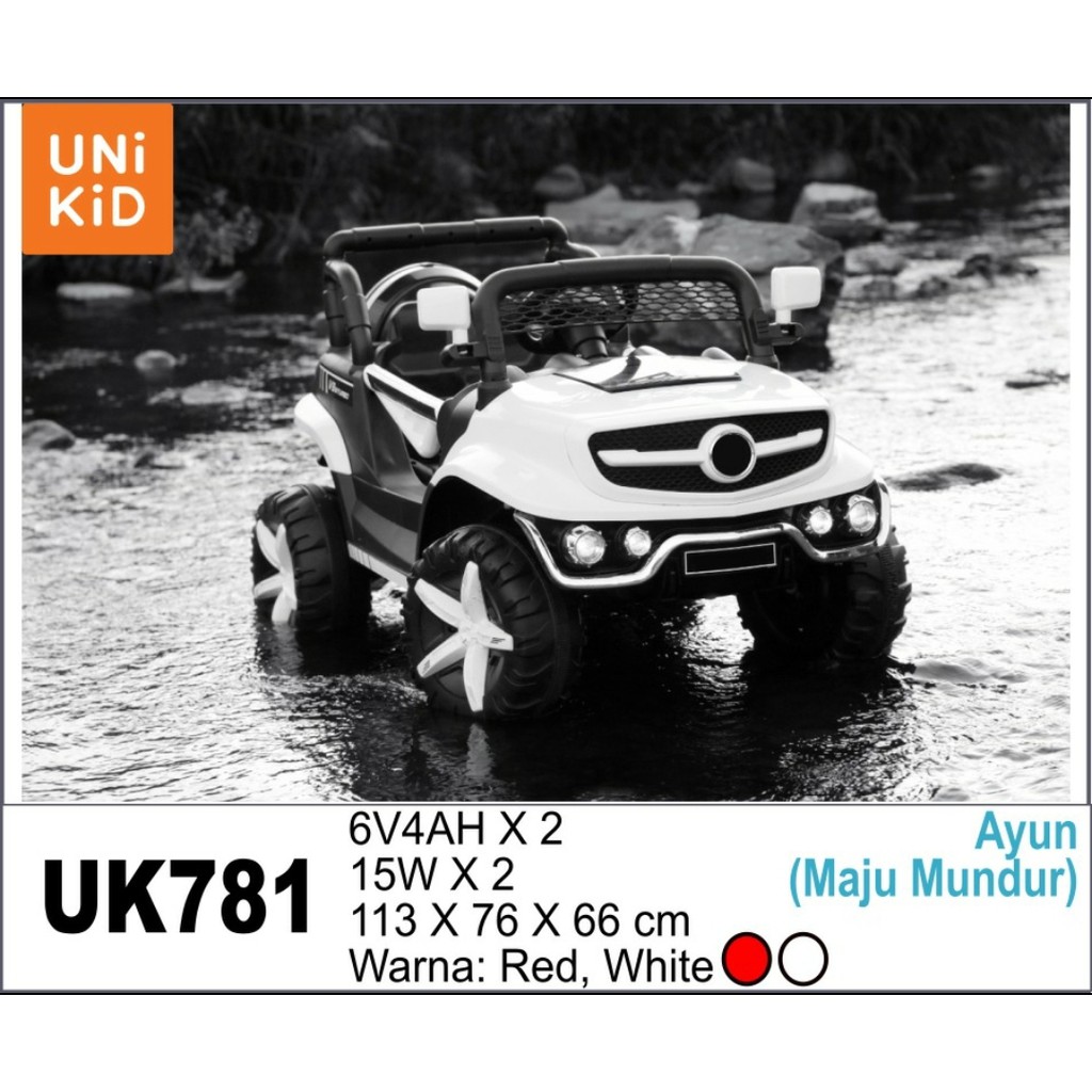 Mobil aki anak Jeep Unikid UK 781
