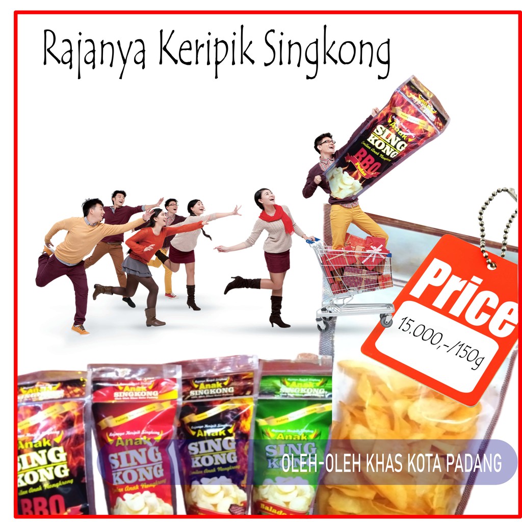 

rajanya keripik singkong khas kota padang