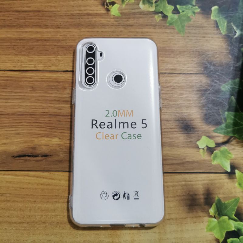 CASE REALME 5 / 5i / C3 CLEAR HD TEBAL 2.0MM BENING SOFTCASE