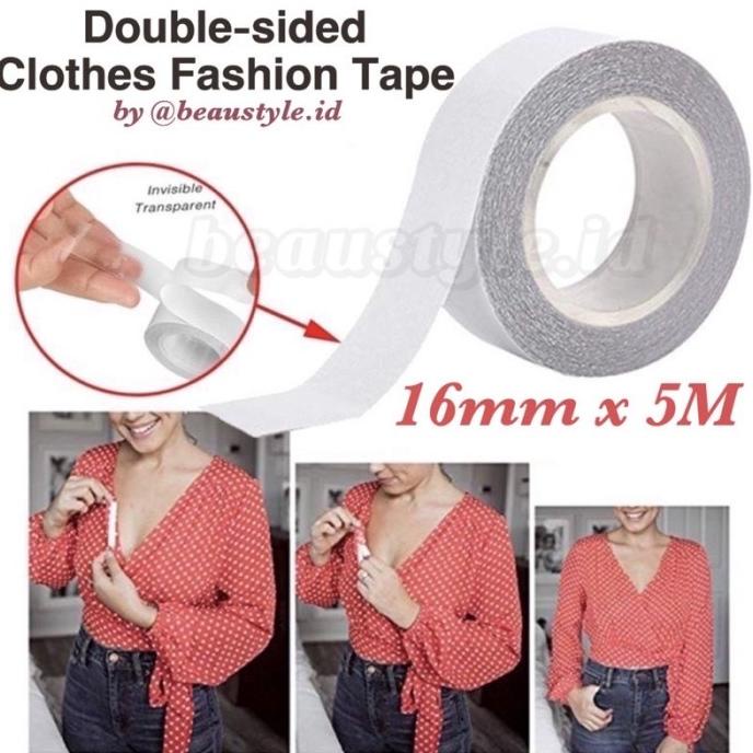 

Body Double Tape Transparant Tempelan Dua Sisi Badan - Clothes Tape CUCI GUDANG