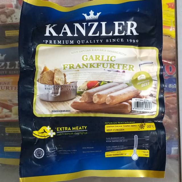 

Kanzler sosis GARLIC FRANKFURTER 360GR