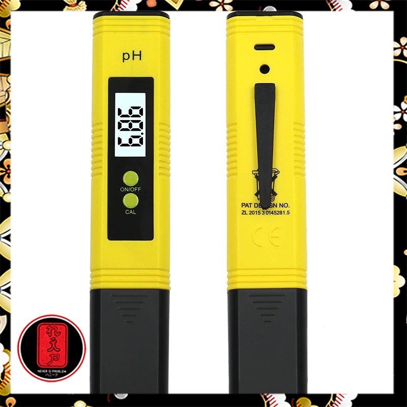 XINGWEIQIANG Alat Ukur Uji PH Meter Digital Air Minum Akuarium Tester - PH02 - Yellow