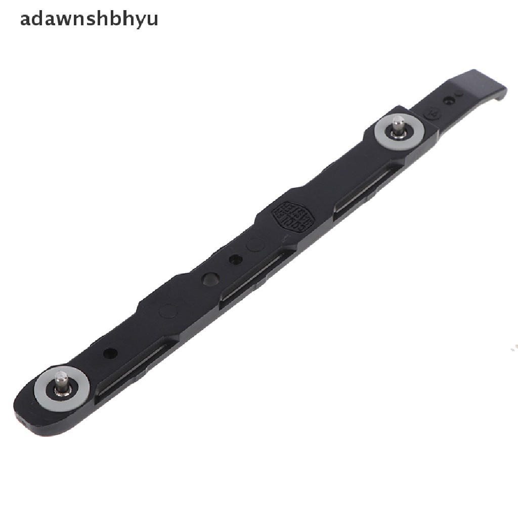 Adawnshbhyu 1pasang Rel Plastik Mounting Hardis Sasis Hitam Baru Untuk Cooler Master