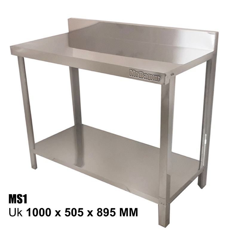 Meja Stainless Steel MrDapur MS 1 Meja Dapur Kitchen