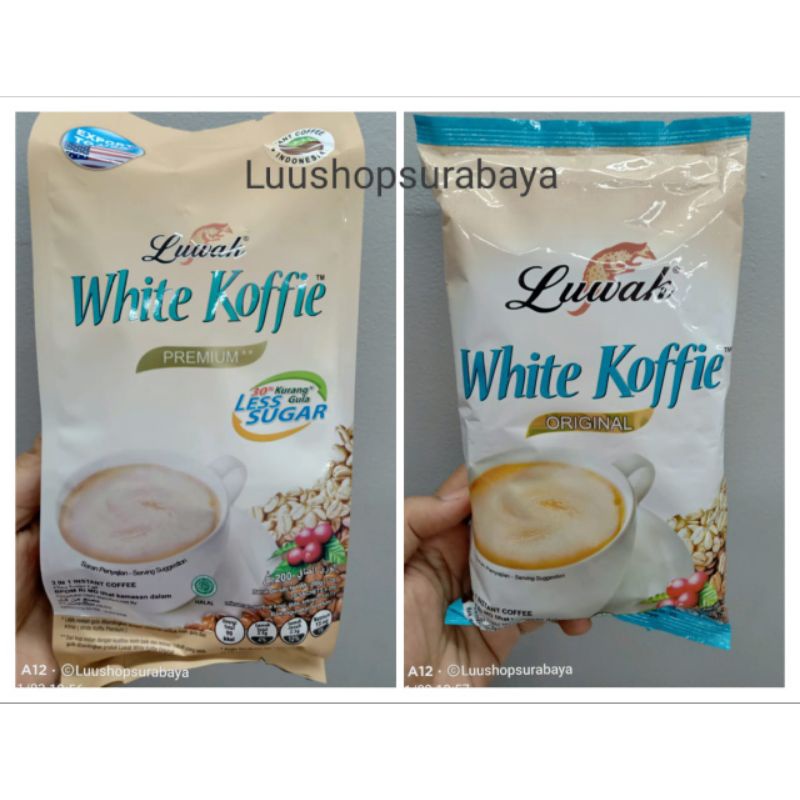 

Luwak White Koffie Coffe Original 10×20gr Kopi Luwak