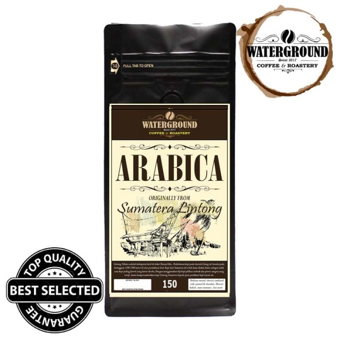 

NEW Kopi [Biji/Bubuk] 150 GR Arabika Sumatera Lintong Kualitas Mantap - BIJI
