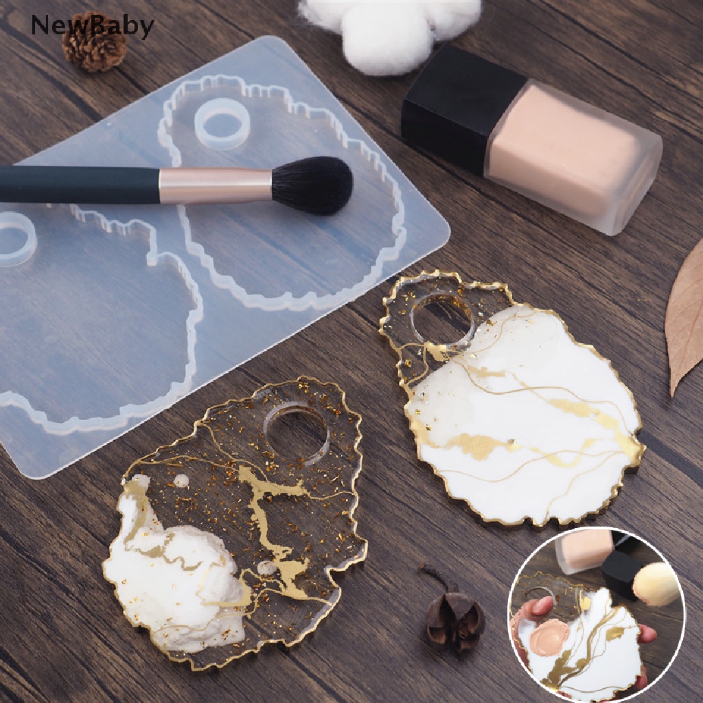 Cetakan Resin Epoksi Bahan Silikon Bentuk Asimetris Untuk Make Up